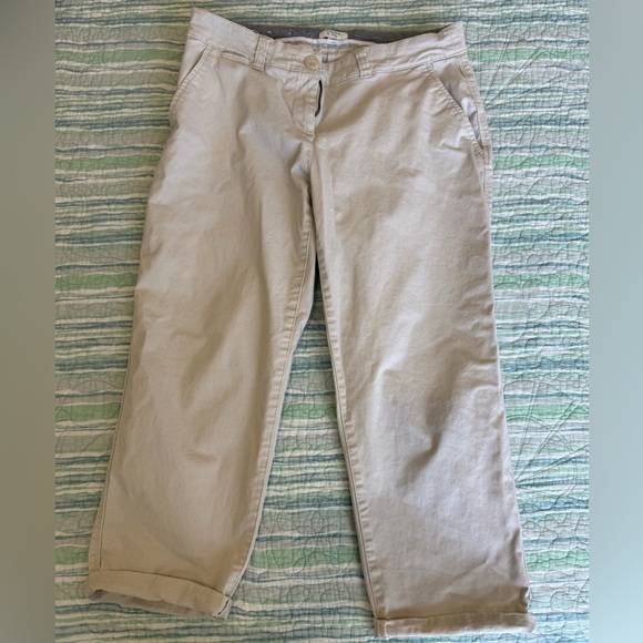 Crown & Ivy Tan Capris Relaxed Fit - Picture 1 of 5